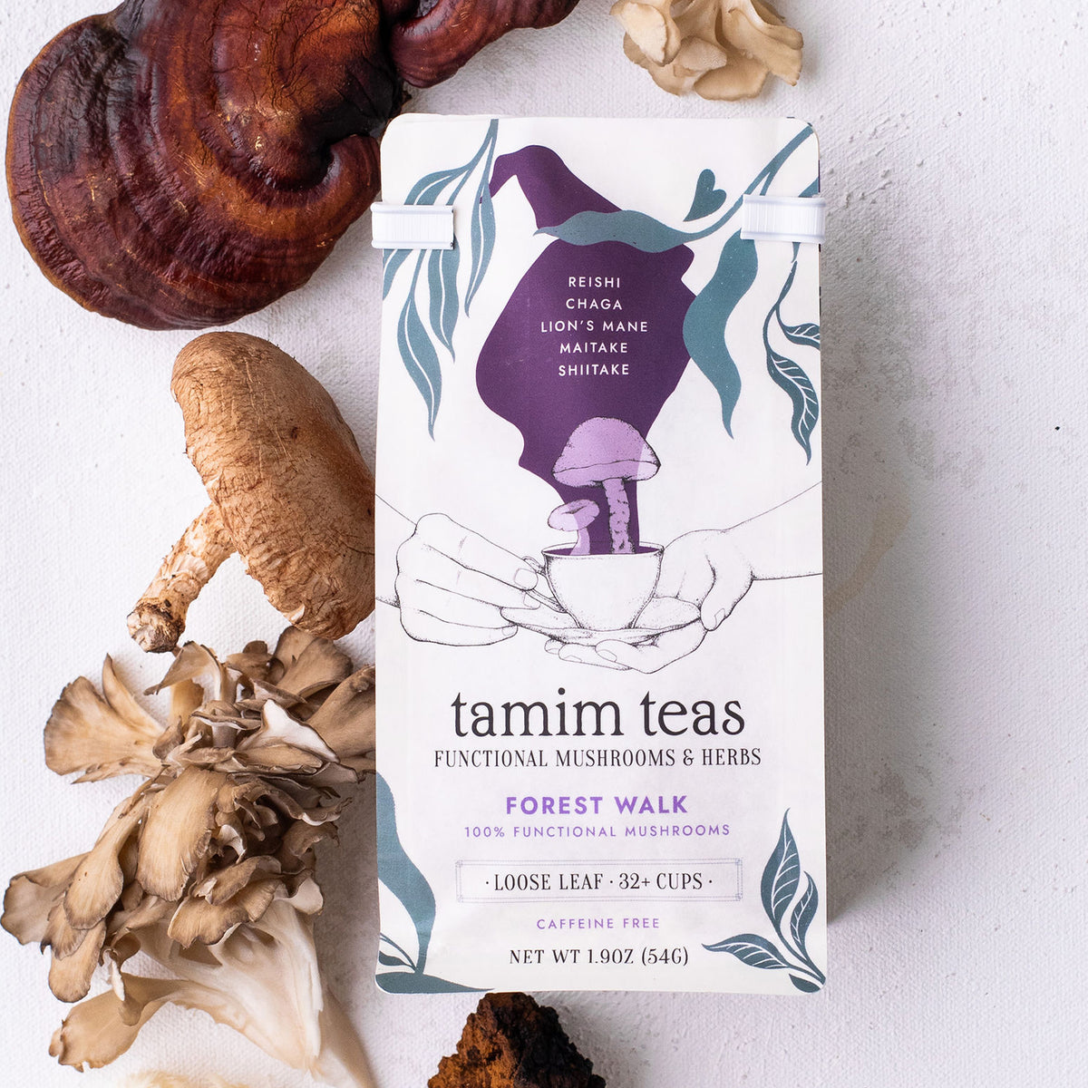 Forest Walk | 100% Wellness Mushroom Tea – Tamim Teas