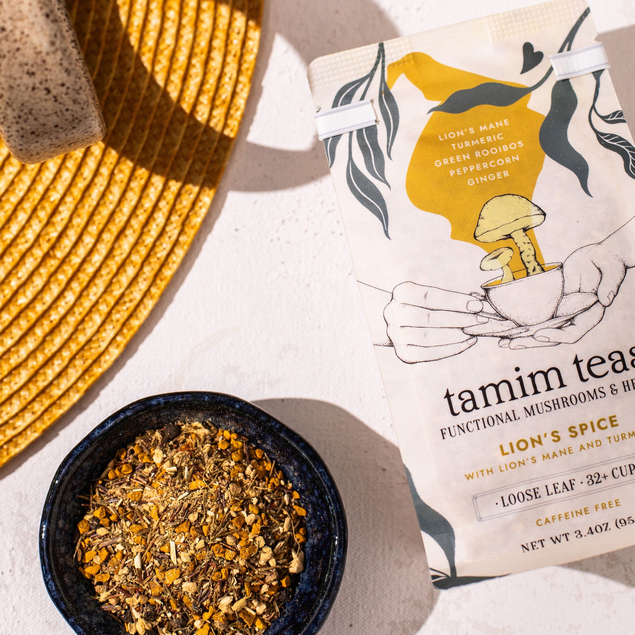Lion's Spice - Lion's Mane Mushroom Tea | Tamim Teas